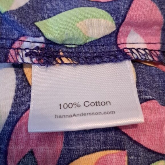 Hanna Andersson girls size 5 tank top floral design, vguc - Picture 4 of 5